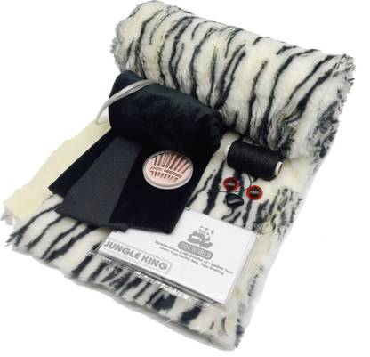 PRANSUNITA Complete Soft Toy Teddy Tiger Making Kit Include Cotton For filling
