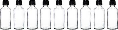 nsb herbals Clear Glass Bottle + Euro Dropper for DIY Perfume, Serum, Oils, Multipurpose Use 50 ml Bottle