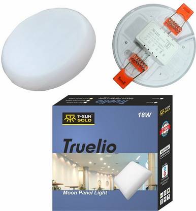 T-SUN GOLD 18WATT_LED MOON ADJUSTABLE_WHITE_PACK OF 6 Ceiling Light Ceiling Lamp