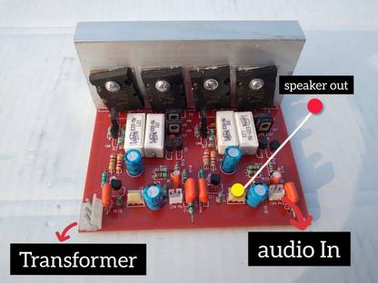 BBofficial 200W STEREO (100+100) AMPLIFIER BOARD Electronic Components Electronic Hobby Kit