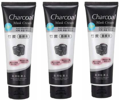 Yuvami's Charcoal deep cleansing, oil control face mask(pack of 3)(100 ml each)