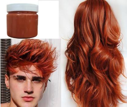 GFSU BEST INSTANT HAIRSTYLE TEMPORARY HAIR COLOR WAX FOR MEN AND WOMEN HAIR WAX , COPPER BROWN