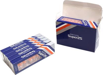 Super25 Disposable Tobacco Cigarette Filter Multi-Filtering Plastic Outside Fitting Hookah Mouth Tip