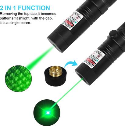 XTRDT Green Laser Pointer Pen for Presentation with Adjustable Burning Lazer Torch