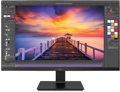 LG UltraWide 68.58 cm (27 Inch) Full HD IPS Panel with Height/Swivel Adjustment, HDMI & DP Ports, sRGB 99% USB Type-C, Reader Mode, Anti-Flicker & Less Blue Light, 3-side Virtually Borderless Design Monitor (27BL650C-B)