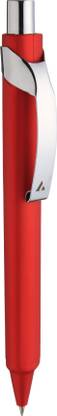 Adalrich iPen Red Plastic Ballpen|set of 10 pens|Red body designer clip|tic tic mechanism Ball Pen