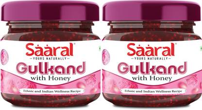 saaral Gulkand with honey - 100gms (Pack of 2) Gulkand Gulkand