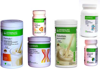 Herbalife Nutrition Formula 1 Banana ,Protein, Afresh Lemon, Shakemate, Multivitamin, Cell U Loss Protein Shake