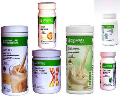 Herbalife Nutrition Formula 1 Vanilla,Protein,Afresh Lemon,Shake Mate,Cell U Loss,Multivitamin Protein Shake