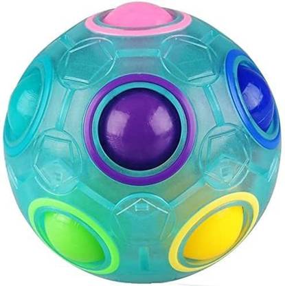 SKTOYZONE Magic Rainbow Puzzle Ball, Fidget Ball Puzzle Game Fun Stress Reliever