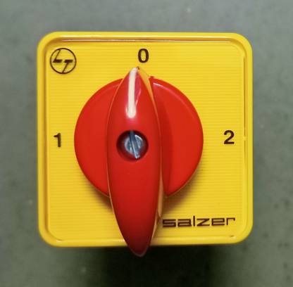 Salzer (L&T) 61153 32A 3Pole 2Way S32 B13 Cam Operated Rotary Switch