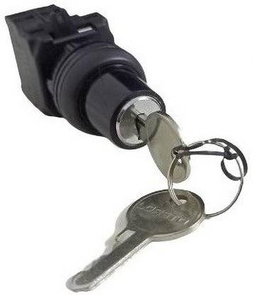 ESB EE Make 2 Position 1NO and 1NC Selector Rotary Switch With Key Cat No. - EMNCKK1