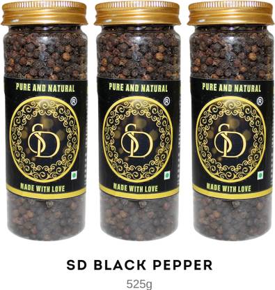 SD Black Pepper Whole | Kali Mirch Sabut | Pepper Corn | Pure & Natural