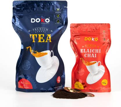 DOKO Premium CTC Milk Tea | Crafted By Tea Master | Natural Aroma Unflavoured Black Tea Pouch