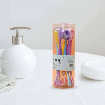 Gambit 8 Pc 2 in 1 Toothbrush Case widely used in all types of bathroom . Toothbrush Case
