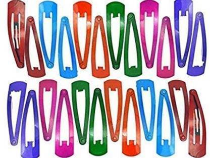 Upavista Enterprises Hair Tic Tac Multi-color Metal Tic Tac Clip