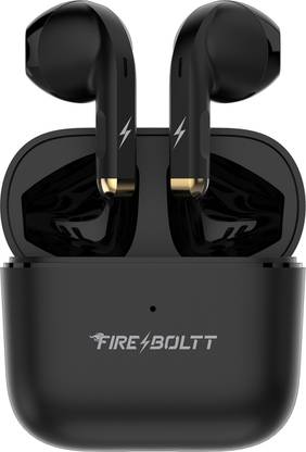 [For Flipkart Axis Bank Credit Card] Fire-Boltt Fire Pods Ninja G201 Earbuds TWS IWP HD Calls, Quick Charge 24hrs playback Bluetooth Headset  (Black, True Wireless)