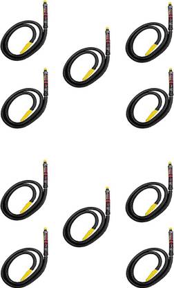Puff Smart Plastic Black Hookah Hose 1 m