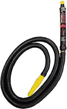 Puff Smart Plastic Black Hookah Hose 1 m