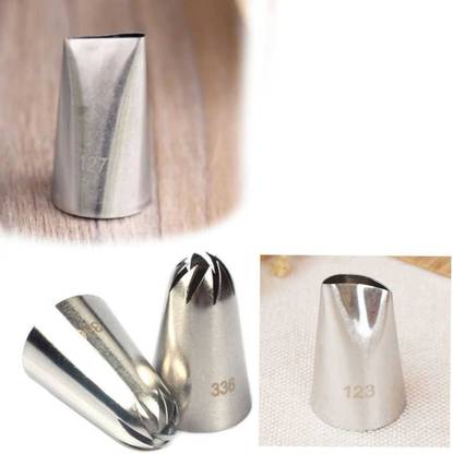 Rvs fantastikitchen store 336+123+127 Stainless Steel Quick Flower Icing Nozzle