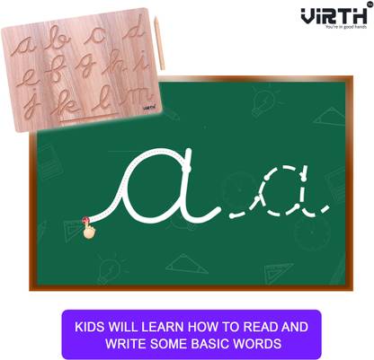 Virth Alphabet Tracing Cursive Board
