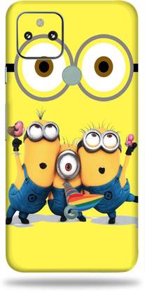 OggyBaba Google Pixel 5A 5g, Happy Minions Mobile Skin