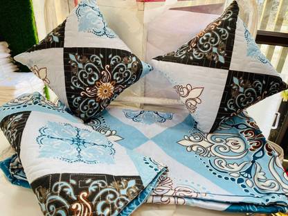 achyuta creation Polycotton Queen Sized Bedding Set