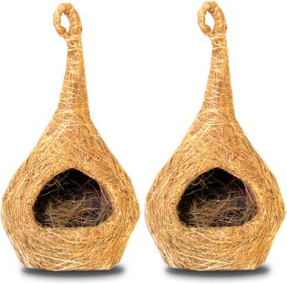 GO7 TENT SHAPE BIRD NEST BIRD HOUSE 2 PICE Bird House