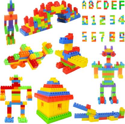 VniQ 128+ Pcs Building Blocks Toy Set Creative Learning Educational Block Toys