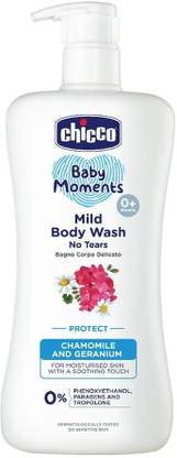 Chicco Baby Moments Mild Body Wash No Tears Chamoile & Geranium