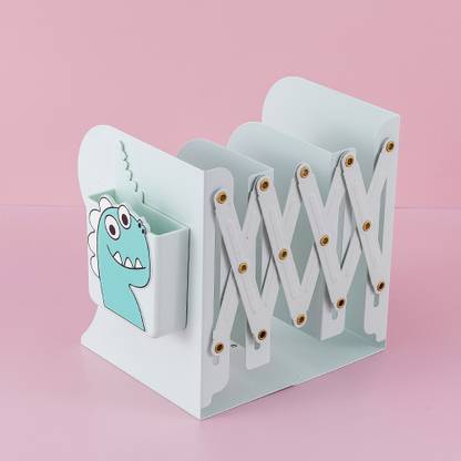 oddpod Expandable Metal Bookends for Office Decor/Book Shelf/Living Room MintGreen Iron Book End