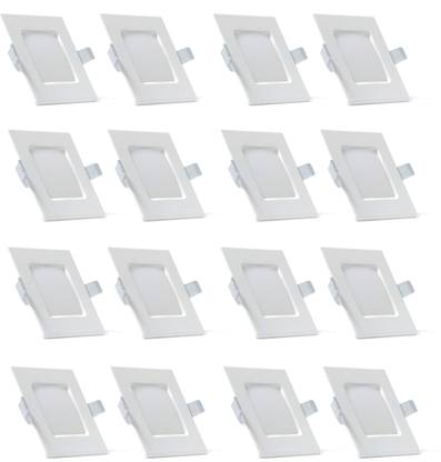 AMICO 6 WATT LED AURA, PANEL CONCEALED LIGHT, WHITE, PACK OF 16, 2 YRS WARRANTY Recessed Ceiling Lamp