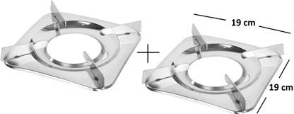 RUDRAKSH Stainless Steel Square Gas Stove Pan Support/TOP/Parts Appliance Knob