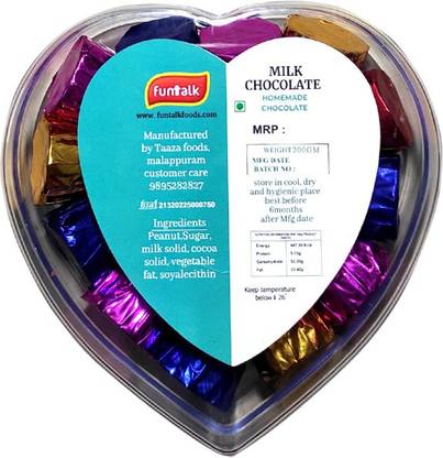 Funtalk gift chocolate with heart box Bars