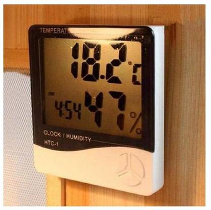 GVJ TRADERS HTC-1 Room Thermometer with Humidity Incubator Meter and Accurate Temperature All-in-One Digital Moisture Measurer
