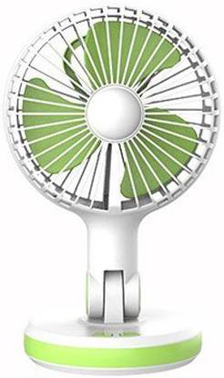 ECOSKY 6 inch Rechargeable Strong Air Flow, laser Bright light, with 3 speed setting with 1 Year Warranty 190 mm Table Fan