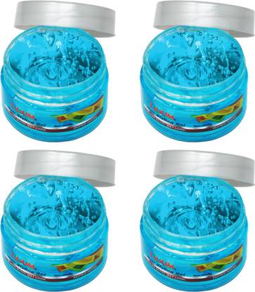 LILIUM Water Gloss Wet Look Hair Styling Gel, Blue, 50g, Pack of 4 Hair Gel