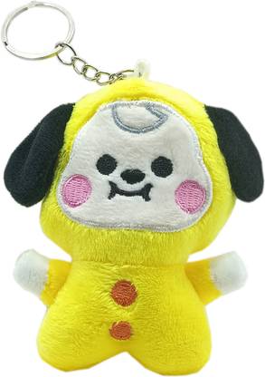 AS Jewels Bts Chimmy BT21 Soft Stuffed Plush Toys For Girls Kpop Army Fan (Jimin) -9 Cm Key Chain