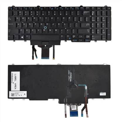 TechSio Latitude E5550 E5570 E5580 5550 5580 5590 5591 with Backlit & Pointer Internal Laptop-size Laptop Keyboard