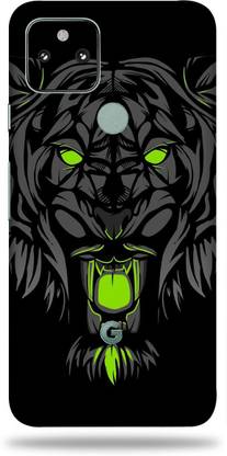 WeCre8 Skin's Google Pixel 5A 5g, Green Tiger Mobile Skin