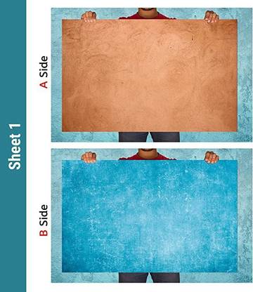 SAHASRA backdrop sheets unrule 89x56cm 350 gsm Canvas Paper