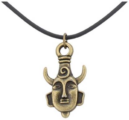 RVM Jewels Supernatural Dean Winchester Mask Vintage Amulet Demon Pendant Necklace Bronze Alloy