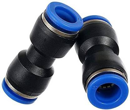 CRAFTSFY 10mm To 10mmPneumatic Fitting Connector PU Union 10mm OD Air Hose Tube 2-Way Coupling Pipe Joint