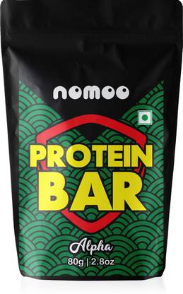 nomoo Protein Bar - Alpha - Pack of 5 (5 x 80g) | 20g Protein Bars