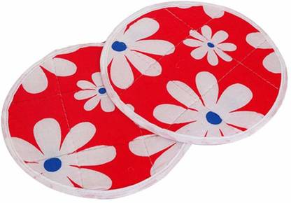Bhagat Soft Microfiber Cotton roti mate - Assorted (Set of 1 = 2X (Top + Bottom) Floral Print Roti Round Disk Cover