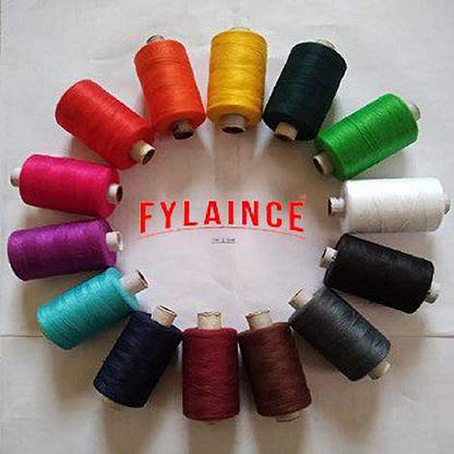 फाइलेंस 800 Meter Sewing Thread 14 Pcs Basic Color Strong Cotton Polyester Sewing सिलाई किट