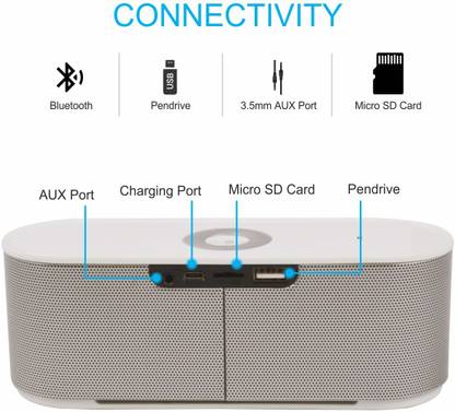 TITTYNO Super High Sound Box 3D Dynamic Sound Effect Connecting with All Smart Phones 10 W Bluetooth Party Speaker