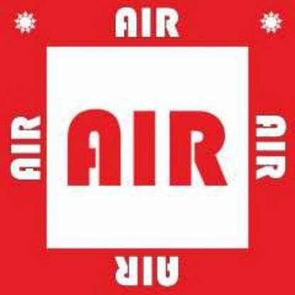 squaresolutions 7.62 cm "AIR" STICKER 3X3 " SAFETY STICKER,COURIER STICKER * PACK OF : 100 PCS Self Adhesive Sticker