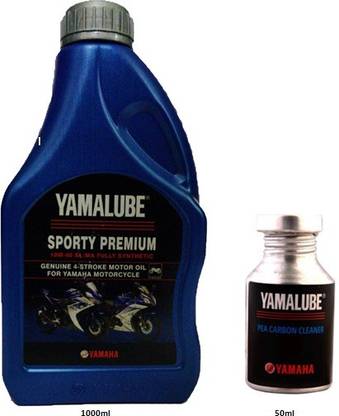 YAMAHA SL 10 W40 High Performance Engine oil 1000ml & Carbon Cleaner 50ml Full-Synthetic Engine Oil