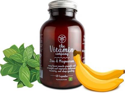 The Vitamin Company Zinc & Magnesium with Vitamin B6 | Boost Muscle Growth & Strength